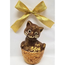 Cat in Basket 3-D